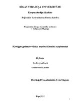 Referāts 'Kārtīgas grāmatvedības nepieciešamība uzņēmumā', 1.