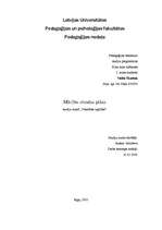 Referāts 'Mācību stundas plāns', 1.