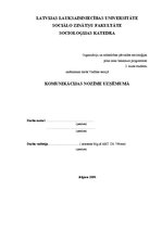 Referāts 'Komunikācijas nozīme uzņēmumā', 1.