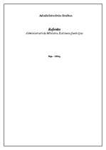 Referāts 'Administratīvās Ministru kabineta funkcijas', 1.