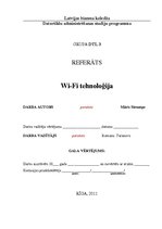 Referāts 'Wi-Fi tehnoloģijas', 1.