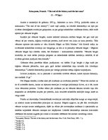 Konspekts 'Konspekts par grāmatu "The End of the History and the Last Man', 1.