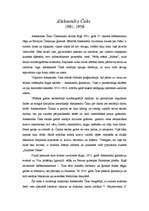 Referāts 'Aleksandrs Čaks', 1.