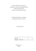 Konspekts 'Programmatūras izmaksu novērtēšana', 1.