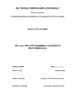 Diplomdarbs 'Анализ и совершенствование финансовой деятельности ООО "X"', 1.