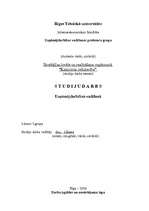 Referāts 'Stratēģijas izvēle un realizēšana uzņēmumā', 1.