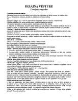 Konspekts 'Dizaina vēsture', 1.