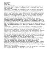 Eseja 'A Look into Photography as a Career', 1.