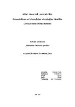 Referāts 'Ceļojošā tirgotāja problēma', 1.