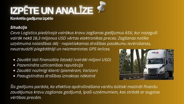 Prezentācija 'Kravas apdrošināšanas izmaksu un risku ietekme', 9.