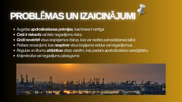 Prezentācija 'Kravas apdrošināšanas izmaksu un risku ietekme', 10.