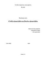 Referāts 'Civilā un darba aizsardzība', 1.