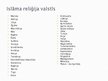 Prezentācija 'Islāma kultūras reģioni', 3.