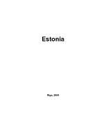 Referāts 'Estonia', 1.