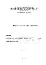 Prakses atskaite 'Bakalaura profesionālo studiju prakses atskaite', 1.