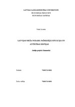 Referāts 'Latvijas meža nozare: pašreizējā situācija un attīstības iespējas', 1.