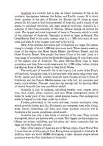 Konspekts 'Australia', 1.