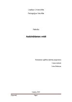 Referāts 'Audzināšanas veidi', 1.