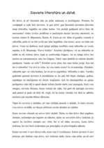 Eseja 'Sieviete literatūrā un dzīvē', 1.