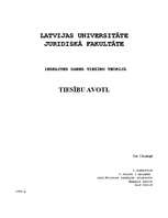 Referāts 'Tiesību avoti', 1.