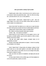 Eseja 'Alkas pēc dzīvības Andreja Upīša novelēs', 1.