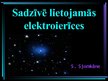 Prezentācija 'Sadzīvē lietojamās elektroierīces', 1.