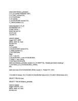 Paraugs 'Servera programmēšanas valodas PL/SQL (SQL valodas paplašinājums) izmantošana', 8.