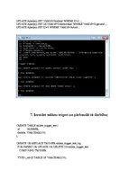 Paraugs 'Servera programmēšanas valodas PL/SQL (SQL valodas paplašinājums) izmantošana', 11.
