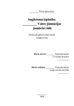 Referāts 'Anglicismu izplatība', 1.