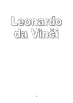 Referāts 'Pētījums par Leonardo da Vinči', 1.