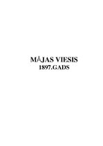 Referāts '"Mājas Viesis", 1897.gads', 1.
