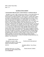 Konspekts 'Kultūras elementi', 1.