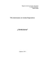 Konspekts 'A.Bels "Cilvēki laivās", tēlu raksturojums', 1.