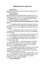 Eseja 'Rūdolfa Blaumaņa noveles "Nāves ēnā" teksta analīze', 1.