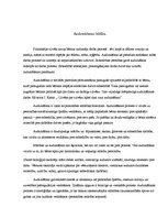 Eseja 'Audzināšanas būtība', 1.