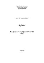 Referāts 'Latvijas sarunu pozīcijas laikā, kad tā gatavojās iestāties Eiropas Savienībā', 1.