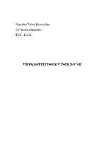 Konspekts 'Vispārattīstošie vingrojumi', 1.