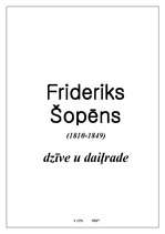 Referāts 'Frederiks Šopēns', 1.