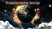 Prezentācija 'Kreacionisma teorija', 1.
