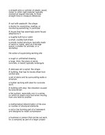 Konspekts 'Arhitektūras angļu valodas vārdnīca - Glossary', 13.