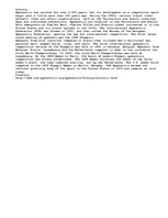 Eseja 'History of Gymnastics', 1.