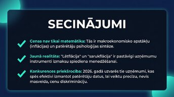 Prezentācija 'Lielveikalu cenošanas stratēģijas un to ietekme uz patērētāju izvēli Latvijā un ', 15.