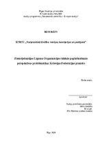 Referāts 'Ziemeļatlantijas Līguma Organizācijas tālākās paplašināšanās perspektīvas problē', 1.