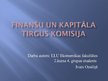 Prezentācija 'Finanšu un kapitāla tirgus komisija', 1.