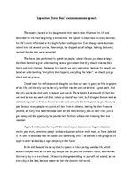 Konspekts 'Report on Steve Jobs' commencement speech', 1.