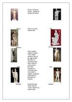 Konspekts 'Seno romiešu un grieķu dievu salīdzinājums', 3.