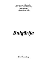 Referāts 'Bulgārija', 1.