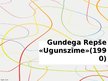Prezentācija 'Gundega Repše «Ugunszīme»(1990)', 1.