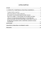 Referāts 'Pedagoģiskā diagnostika: 1. alternatīva Bērni ar redzes traucējumiem (51)', 2.