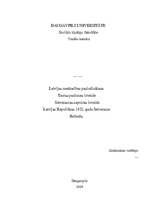 Referāts 'Latvijas neatkarības pasludināšana. Tautas padomes un Satversmes sapulces izveid', 1.